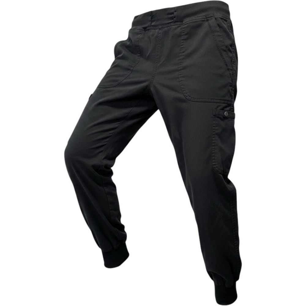 Med Couture Black Jogger‎ Scrub Pants Womens Small Petite Cargo Pockets EUC